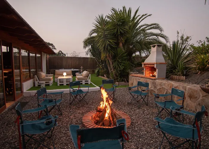 6br Fire House Sanctuary-terrace & Barbacue Feriehus