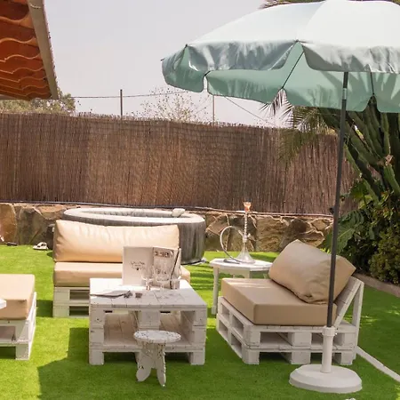 펜션 6br Fire House Sanctuary-terrace & Barbacue Santa Maria de Guia de Gran Canaria